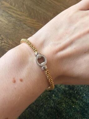 Vior Italy 925 Sterling Vintage Popcorn Bracelet